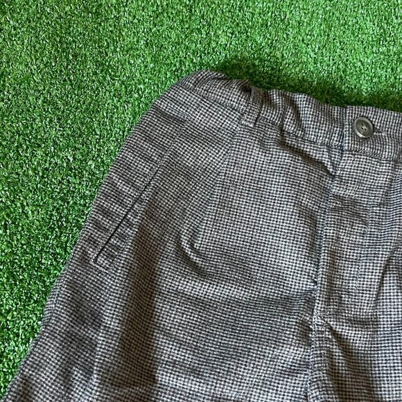 Zara Kids Adjustable Waist Pockets Brown Pleated Chino Cutoffs Shorts Size 10 - Picture 4 of 14